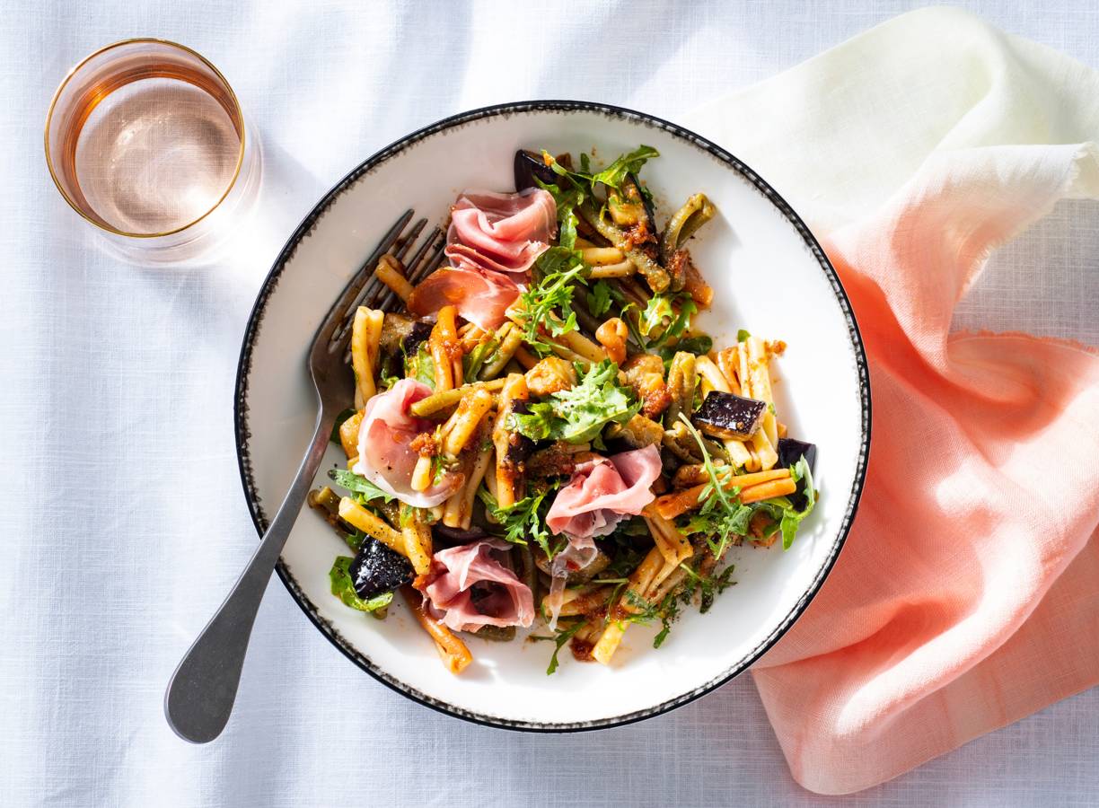 Pasta Salade Met Parmaham En Rauwkost Oma Jet En Tante Mina